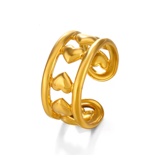 Zivona Heart Wrap Ring