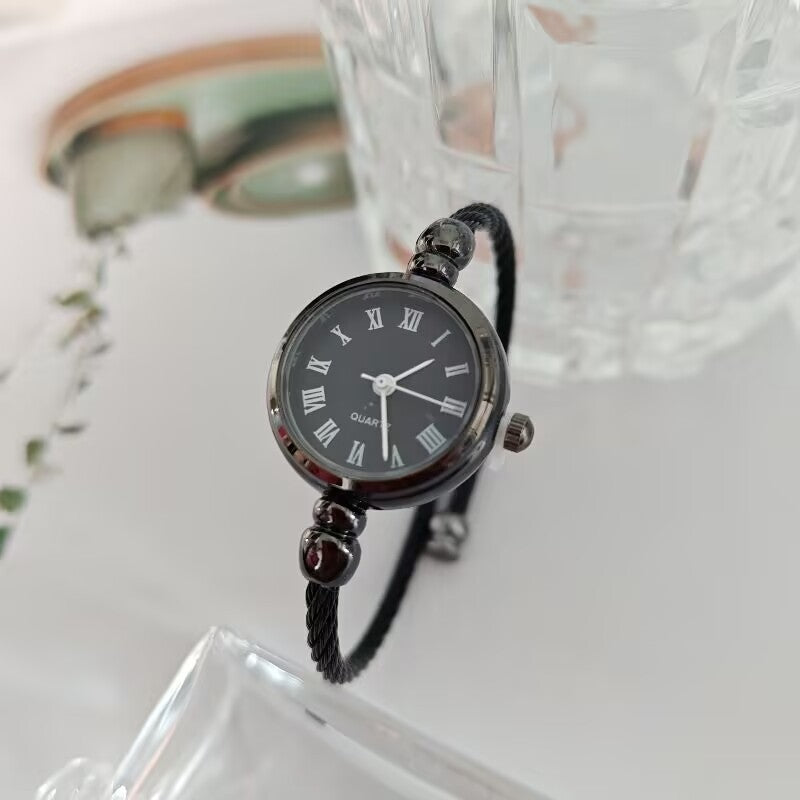 Luxury Fashion Gold Bangle Bracelet Watch – Women's Quartz Wristwatch