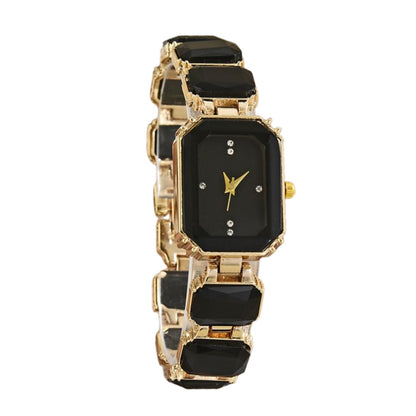 Women's Elegant Rock Candy Gemstone Bracelet Watch – Luxury Niche Charm