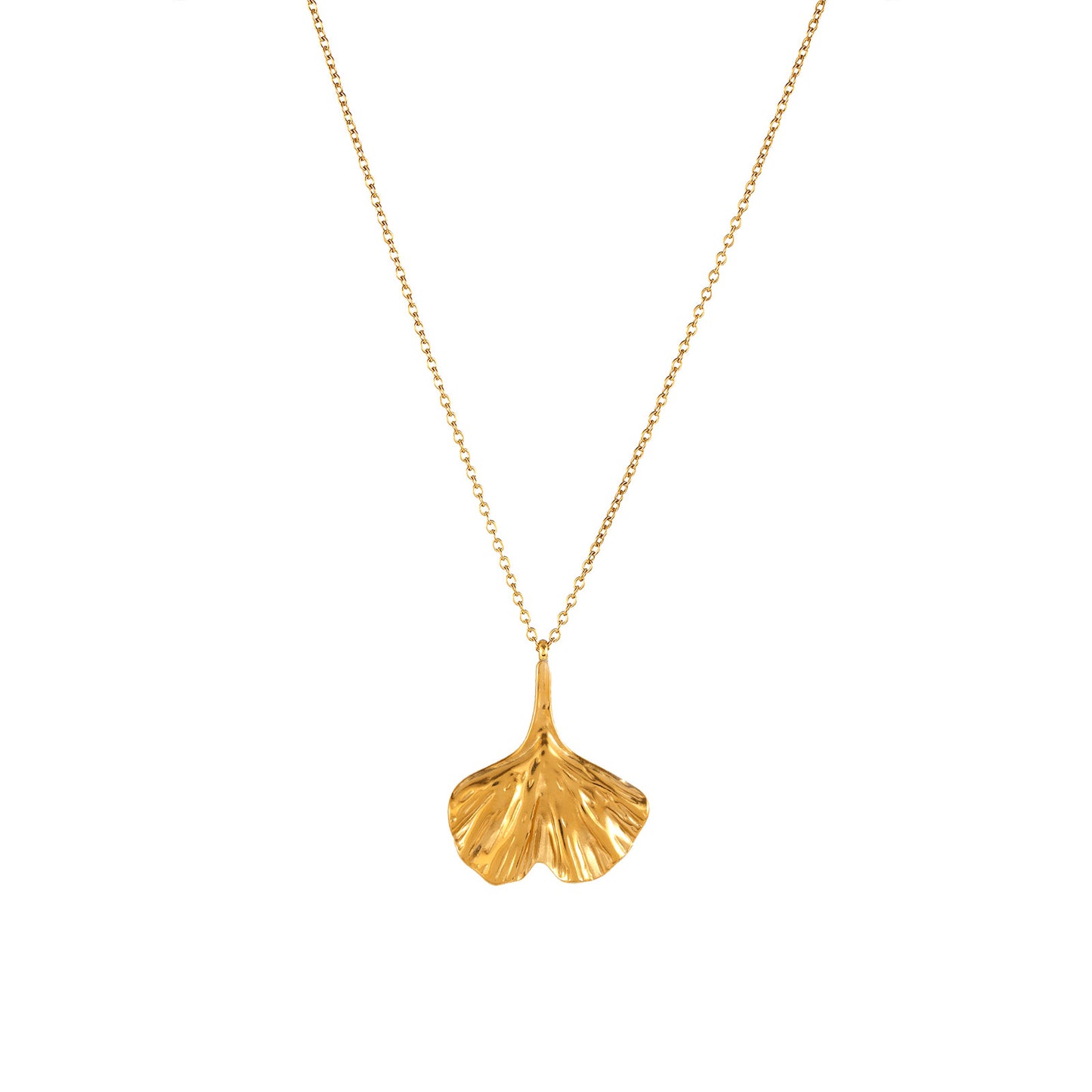 Fashion geometry Leaf Necklace & Earrings Set – Sculptural Statement Jewelry for Women