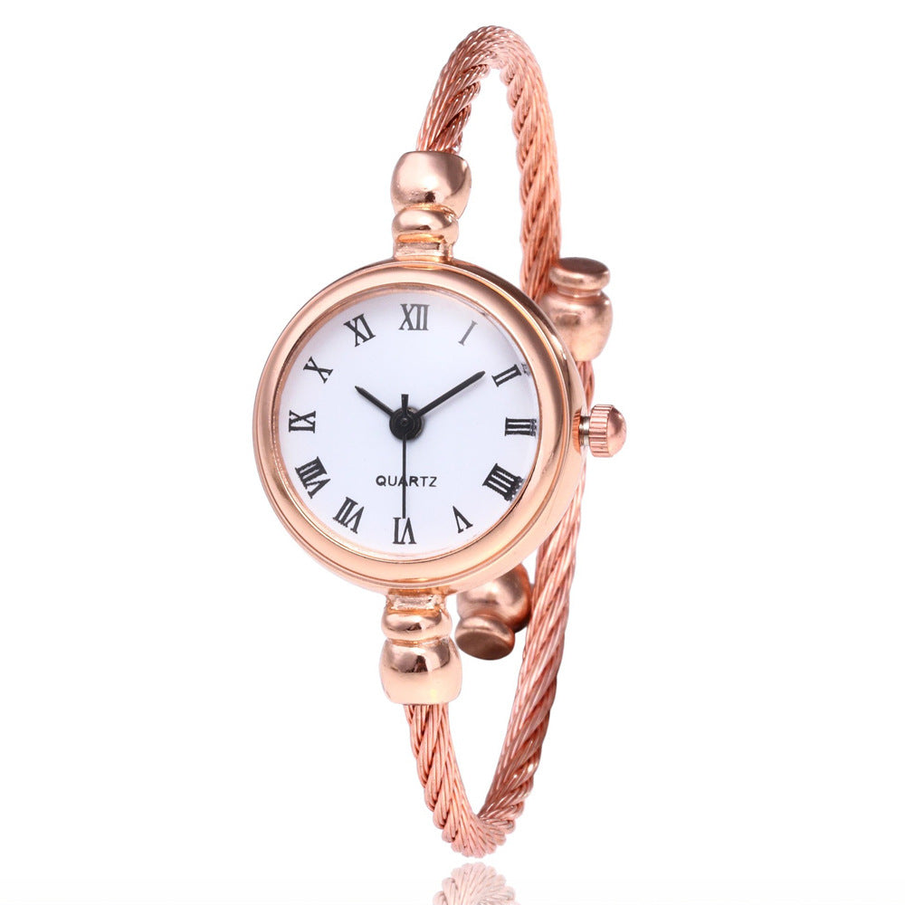 Luxury Fashion Gold Bangle Bracelet Watch – Women's Quartz Wristwatch