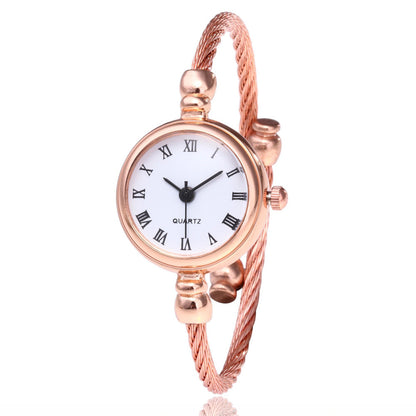 Luxury Fashion Gold Bangle Bracelet Watch – Women's Quartz Wristwatch