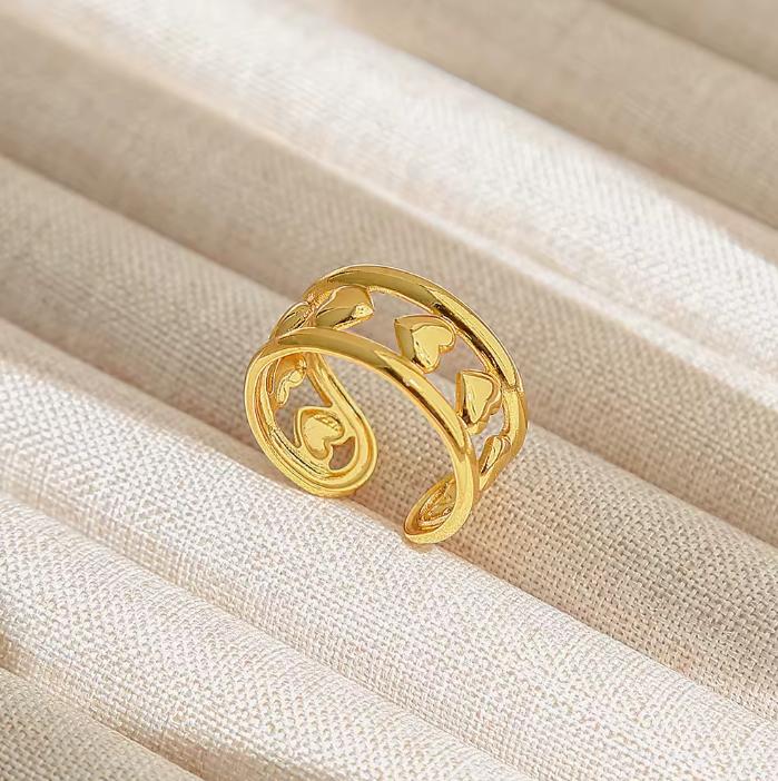 Zivona Heart Wrap Ring
