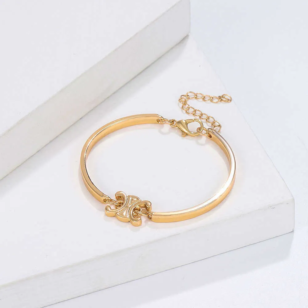 18k Gold Plated Titanium Steel Triumphal Arch Bracelet