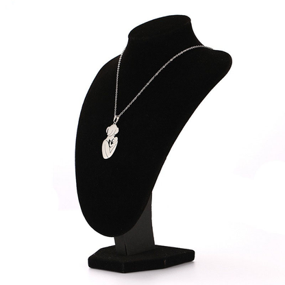 Mom Embrace Pendant Necklace – 18K Gold Plated Stainless Steel